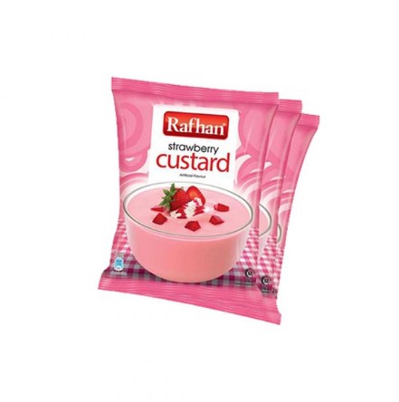 Rafhan Strawberry Custard Sachet